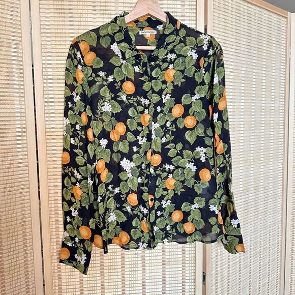 Reformation button down shirt